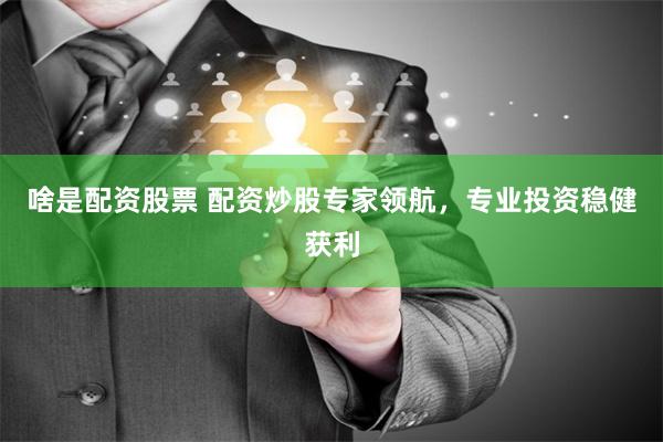 啥是配资股票 配资炒股专家领航，专业投资稳健获利